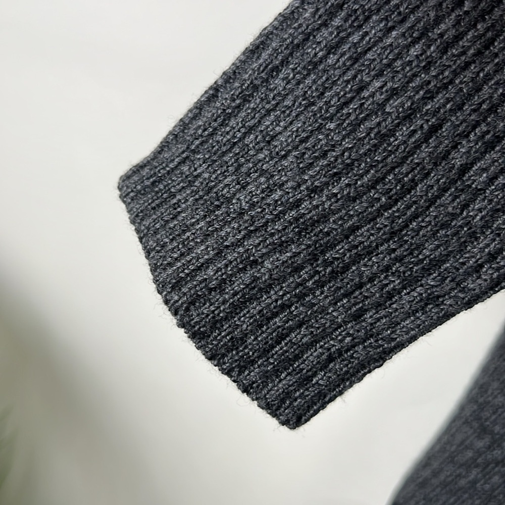 ATHLETA Sentinel Knit Sweater Coat Charcoal Gray Thermolite NWT - Picture 7 of 15